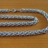 Edelstaal ketting model twisted 65cm.