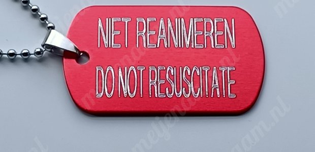 Schaken Ondergedompeld Dosering Niet-Reanimeren / do not resuscitate penning. | metjenaam.nl